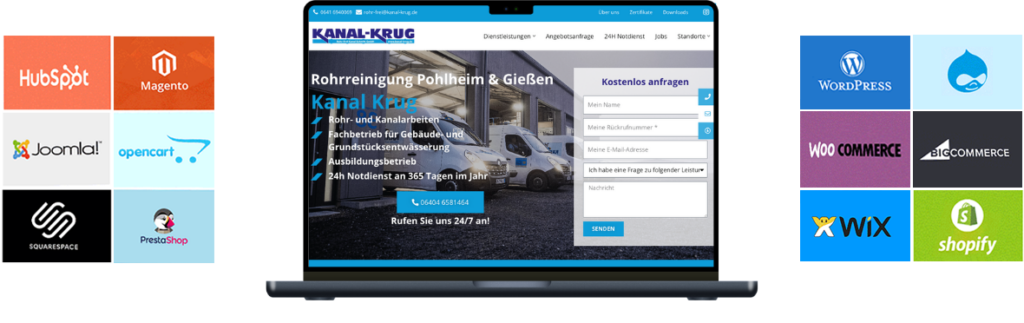 Kanal Krug Beispiel